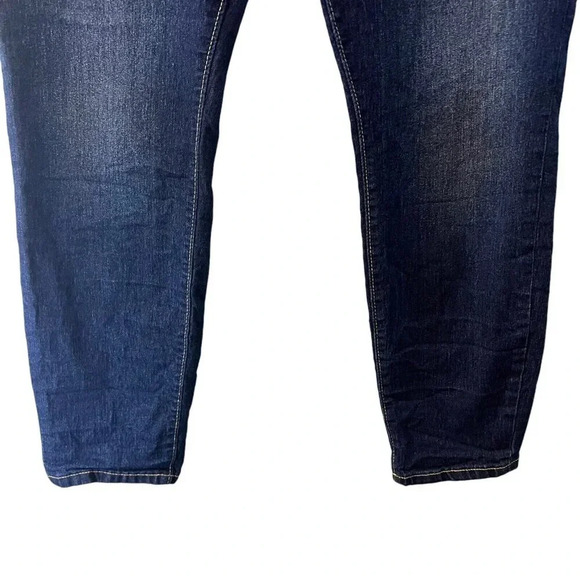 GAP Jeans 14/32 High Rise Favorite Jegging Stretch Denim Dark Wash Blue Skinny - Picture 3 of 5